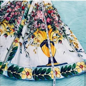 DOLCE & GABBANA "Gardens of Rome" skirt